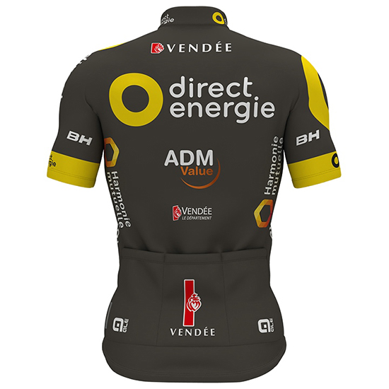 Maglia Direct Energie Manica Corta 2017 marrone